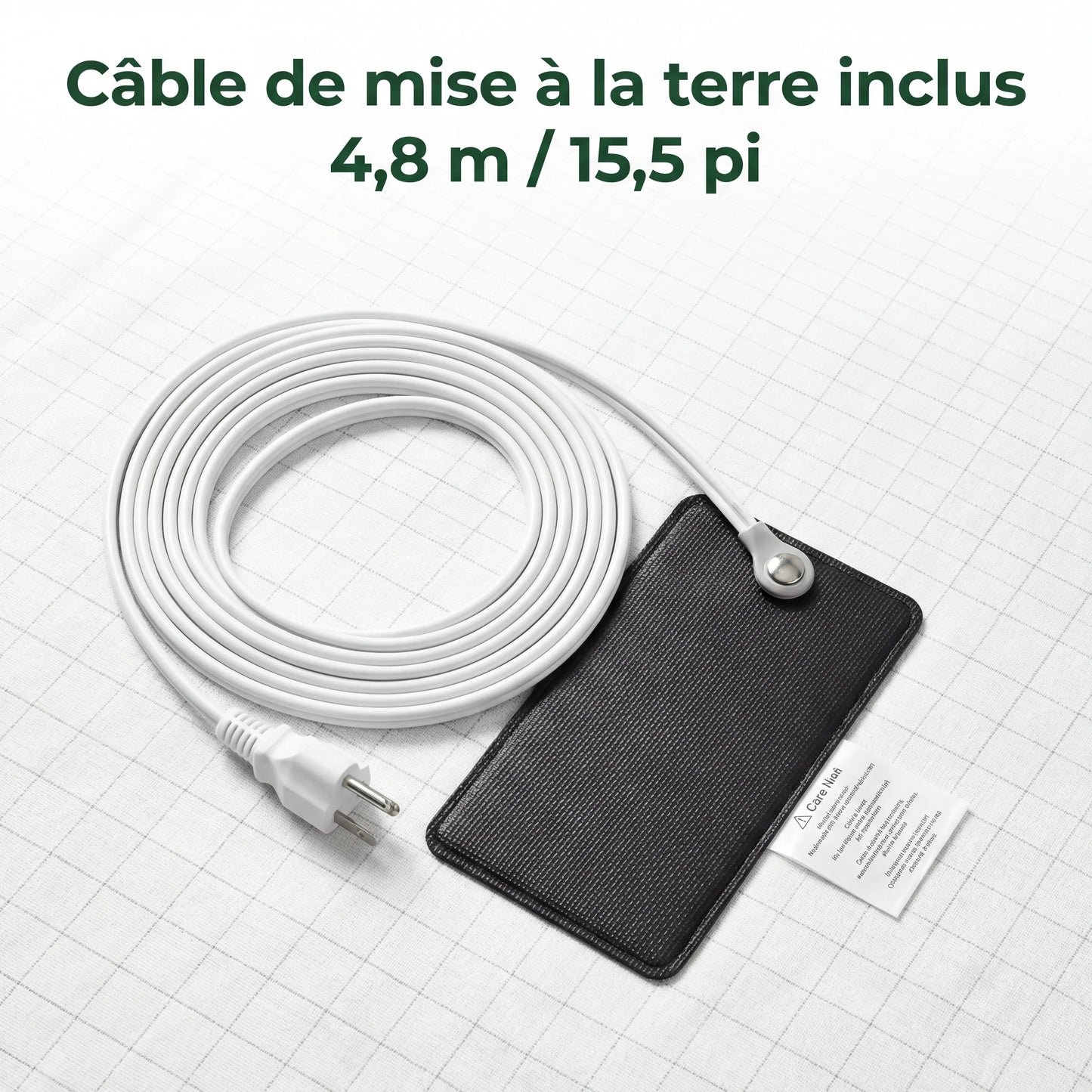 Zéro-Volt™ Drap de mise à la terre